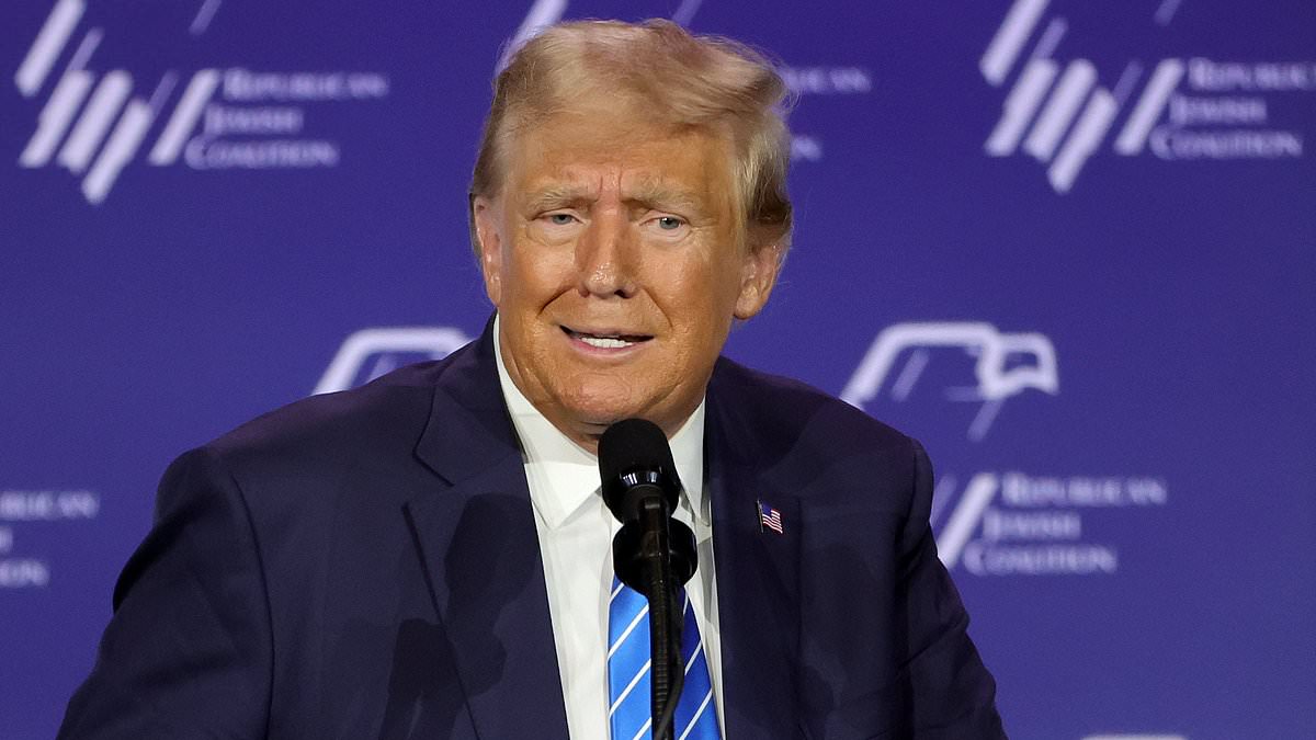 alert-–-donald-trump-mocks-joe-biden’s-confused-exits-from-stage-to-laughs-and-cheers-at-vegas-event-–-and-claims-80-year-old-president-loses-focus-after-his-drugs-wear-off