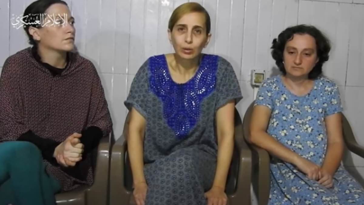 alert-–-hamas-releases-video-of-three-female-hostages-held-in-gaza:-israel-pm-netanyahu-blasts-terror-group’s-‘cruel-psychological-propaganda’-and-says-to-the-women-‘our-heart-is-with-you’