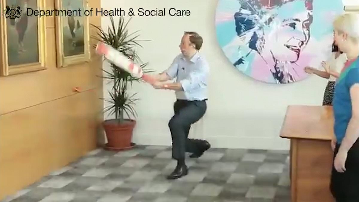 alert-–-toe-curling-footage-shows-‘nuclear’-matt-hancock-playing-cricket-in-his-department-of-health-office-just-months-before-he-aped-hitting-boundaries-while-telling-civil-servants-everything-was-‘fine’-on-covid