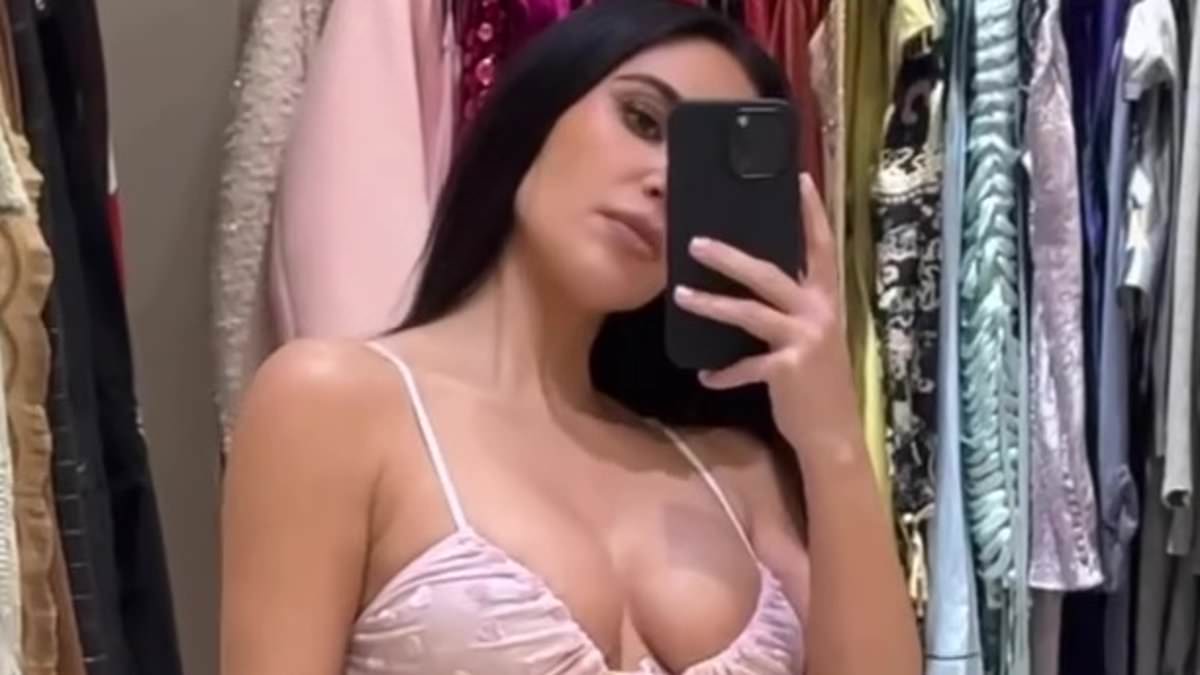 alert-–-kim-kardashian-puts-on-a-busty-display-in-a-tiny-bra-and-pyjama-bottoms-as-she-brushes-off-backlash-from-fans-over-balenciaga-deal