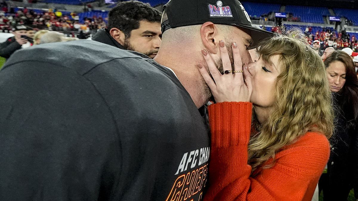 alert-–-‘the-swiftie-bowl!’:-taylor-swift-and-travis-kelce-spark-social-media-frenzy-and-hilarious-memes-with-pda-display-after-his-team-make-it-to-nfl-final