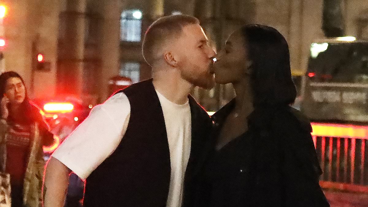 alert-–-strictly-star-neil-jones-and-fiancee-chyna-mills-put-on-a-loved-up-display-as-they-share-a-smooch-alongside-daughter-havana,-6-months