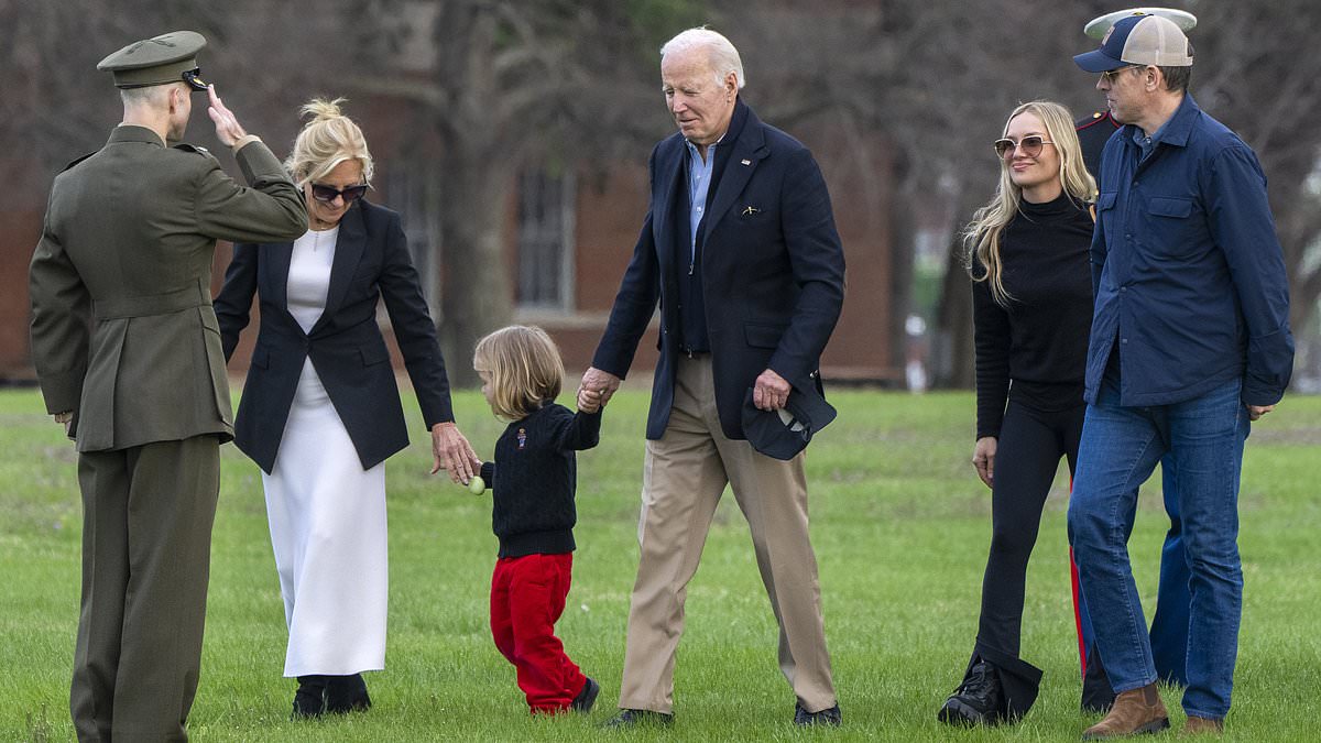 alert-–-joe-and-jill-hold-grandson-beau’s-hand-as-they-step-off-marine-one:-bidens-return-from-spending-easter-at-camp-david-with-hunter-and-his-wife-melissa-after-sparking-fury-by-proclaiming-sunday-as-‘trans-day-of-visibility’