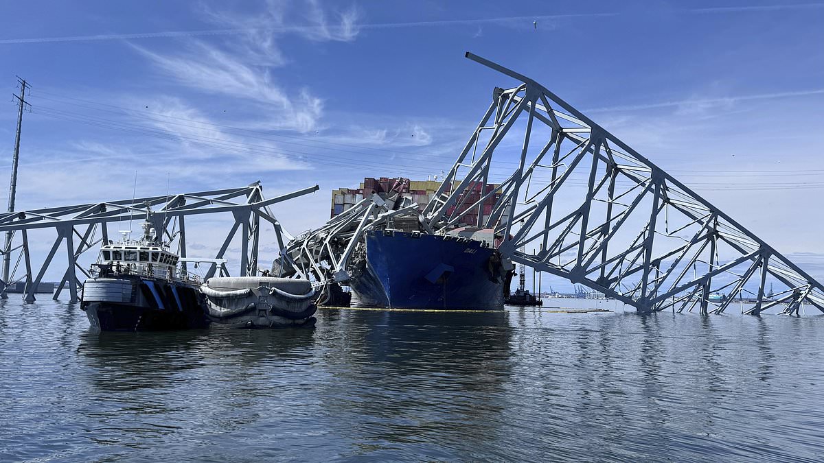 alert-–-baltimore-officials-scramble-to-build-two-back-up-channels-into-vital-trade-hub-around-mangled-wreckage-of-dali-and-bridge-–-as-crew-of-22-is-still-trapped-on-ship