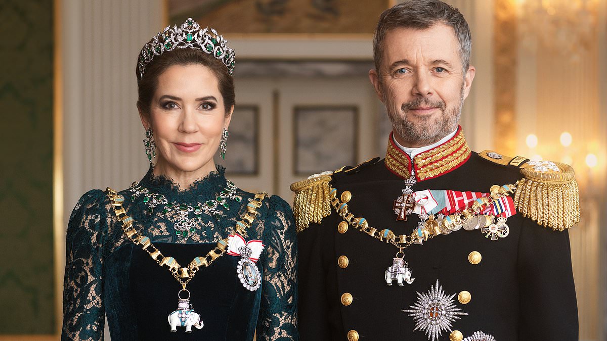 alert-–-queen-mary-and-king-frederik-are-caught-in-a-royal-photoshop-row:-fans-claim-portrait-of-‘tense’-danish-royals-is-two-separate-images-merged-together-–-weeks-after-kate-admitted-to-editing-her-mother’s-day-photo