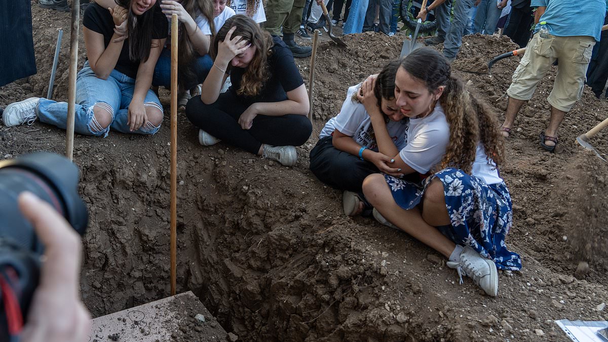 alert-–-the-saddest-farewell-for-young-lives-cut-short-by-hamas:-friends-and-family-weep-as-british-woman-and-her-teenage-girls-who-were-killed-in-terror-attack-are-laid-to-rest-in-israel