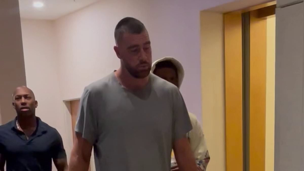 alert-–-exclusive:-no-taylor-=-sad-travis!-glum-faced-kelce-is-spotted-at-the-chiefs’-hotel-in-snowy-denver-as-he-prepares-to-face-the-broncos-without-his-popstar-girlfriend-watching-on-from-the-stands