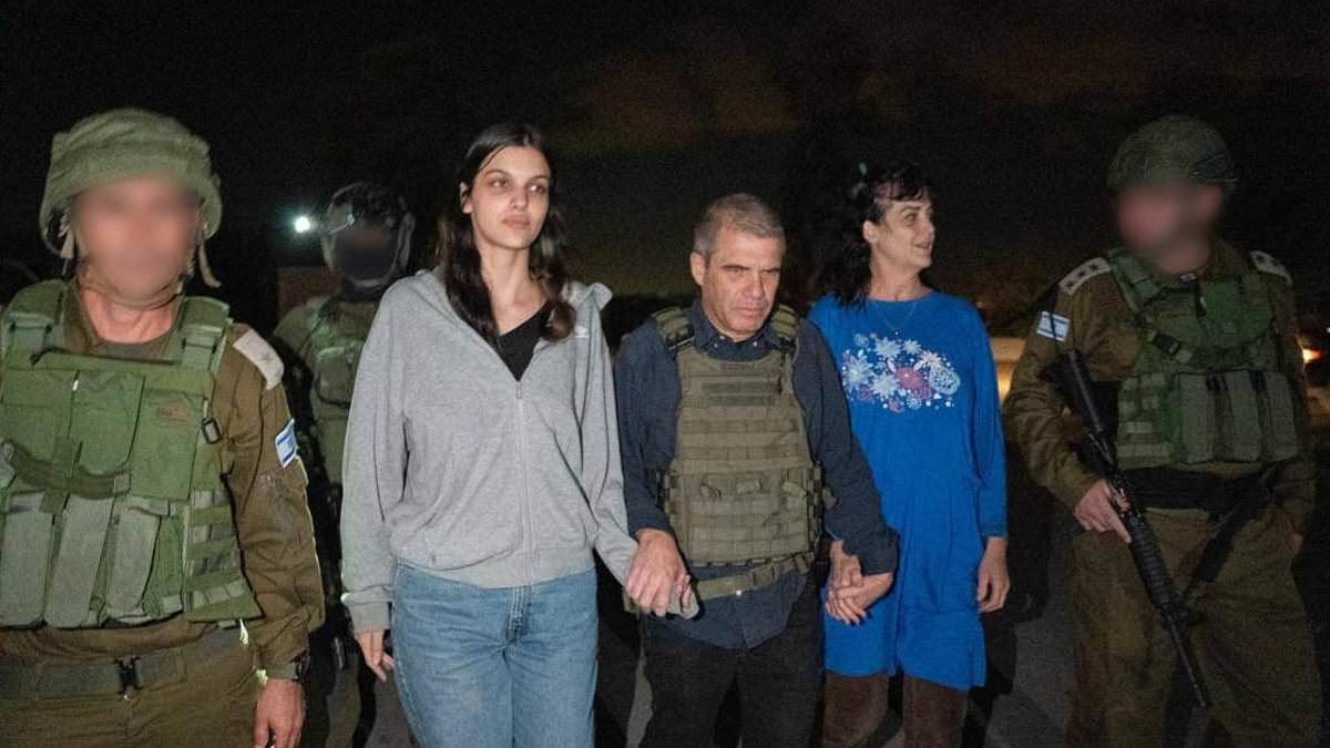 alert-–-hamas-releases-footage-showing-american-mother-and-daughter,-17,-being-freed-following-13-days-in-captivity-–-as-relieved-father-says-terrorists-‘treated-her-nice’-after-abducting-them-from-a-kibbutz