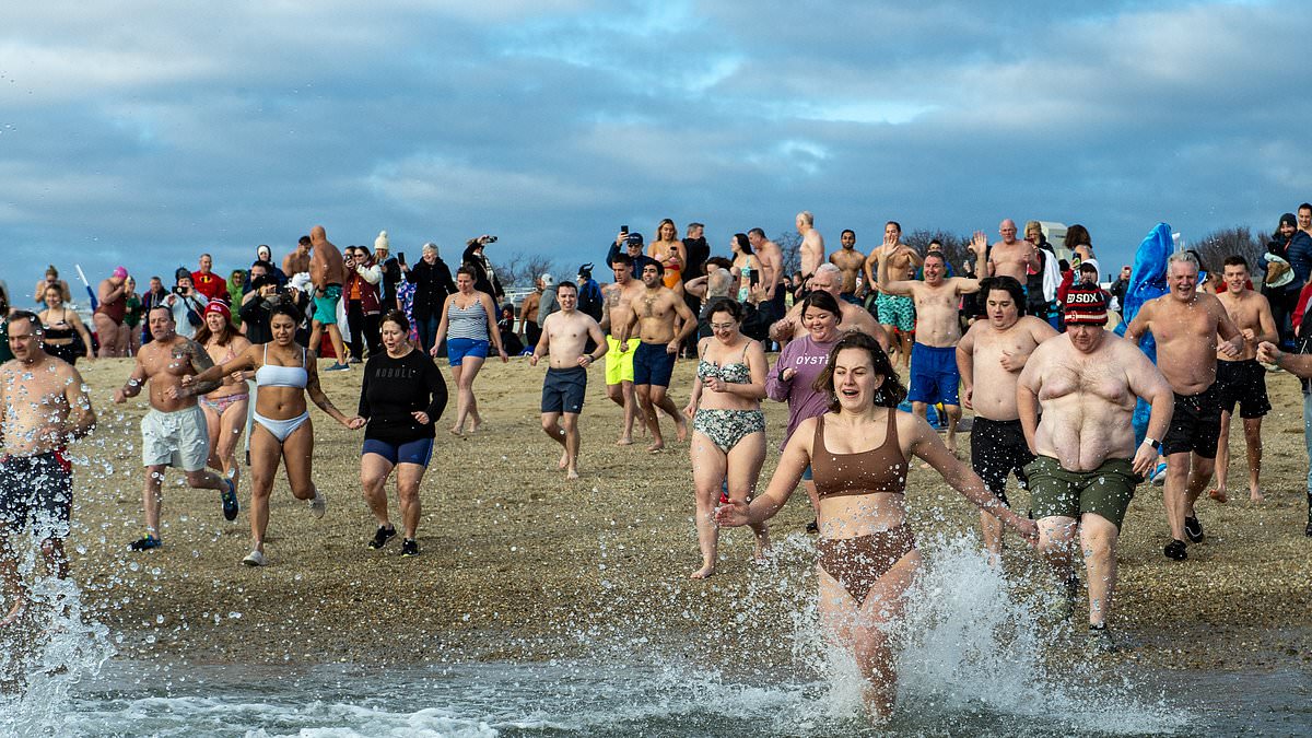 alert-–-ice-cold-hangover-cure:-new-year’s-day-swimmers-brave-frigid-sea-water-for-annual-plunges-in-boston-and-new-york