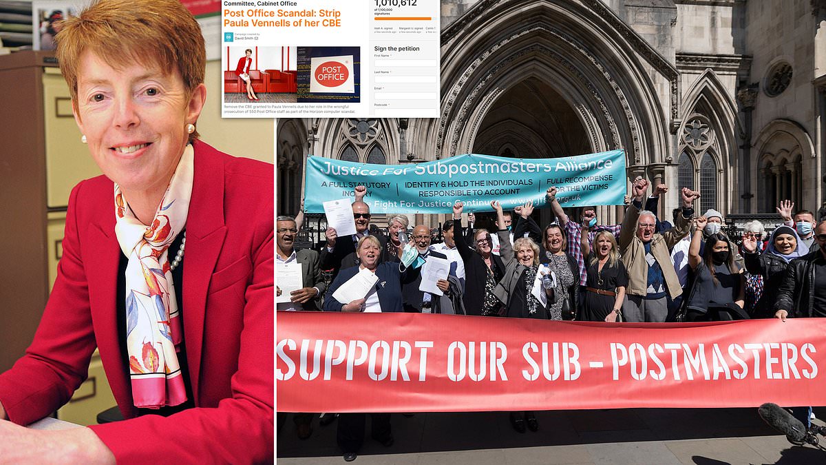 alert-–-more-than-1million-sign-petition-calling-to-strip-ex-post-office-chief-paula-vennells-of-her-cbe-amid-growing-fury-over-horizon-scandal-which-sparked-widest-miscarriage-of-justice-in-british-history