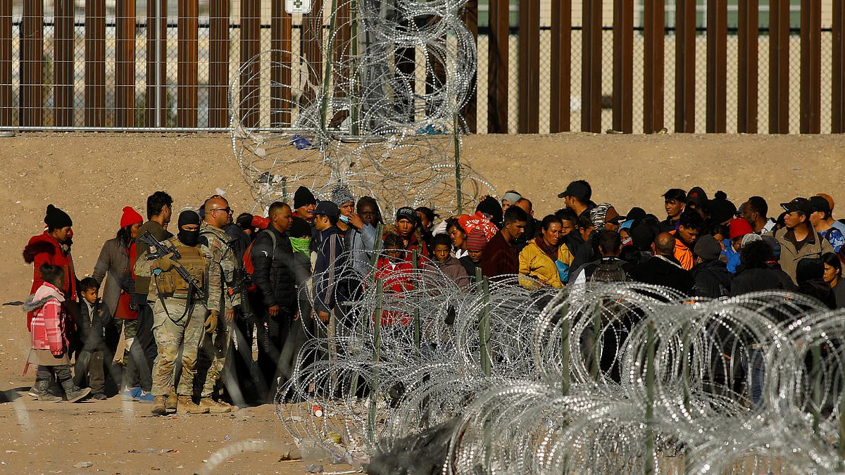 alert-–-biden’s-migrant-mess-deepens:-a-record-93%-of-americans-now-call-chaos-at-the-us-mexico-border-a-‘crisis’-or-a-‘serious’-problem-and-want-his-administration-to-step-up-efforts