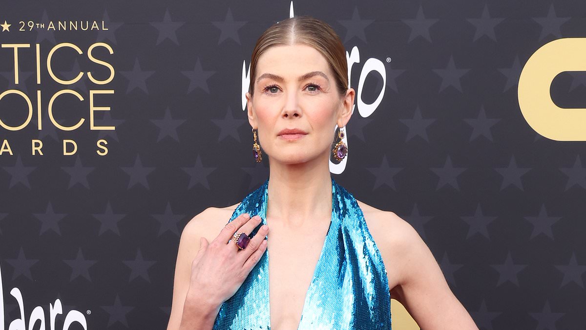 alert-–-rosamund-pike-stuns-in-a-plunging-sequin-gown-as-she-joins-glamorous-dua-lipa,-emily-blunt-and-carey-mulligan-in-flying-the-flag-for-british-talent-at-the-critics-choice-awards-2024