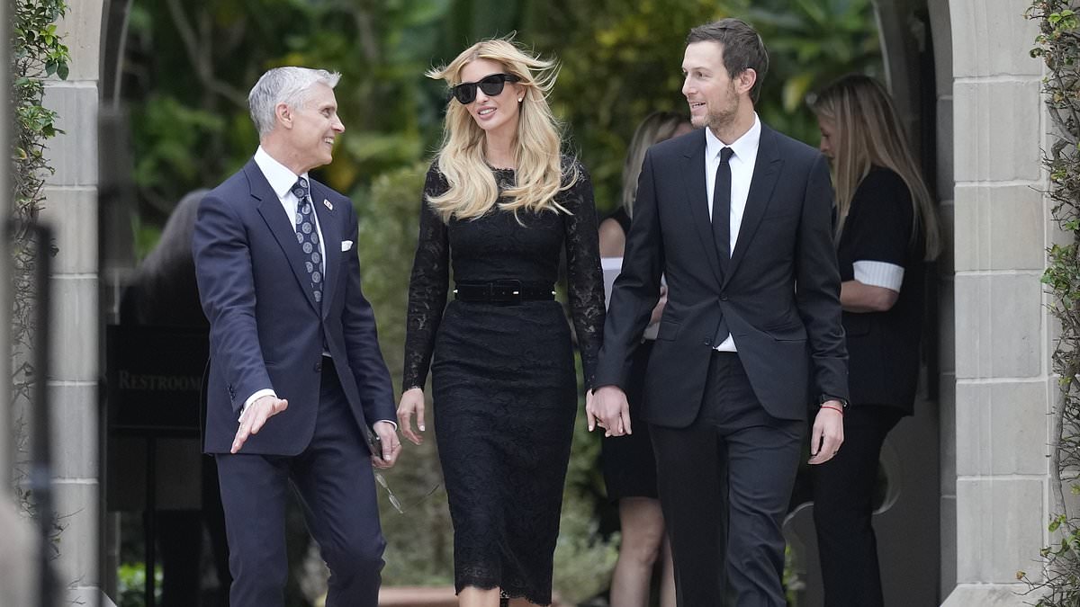 alert-–-ivanka-trump-and-her-younger-sister-tiffany-wear-coordinating-black-lace-dresses-as-they-put-on-a-public-show-of-support-for-their-stepmother-melania-at-her-late-mom’s-palm-beach-funeral