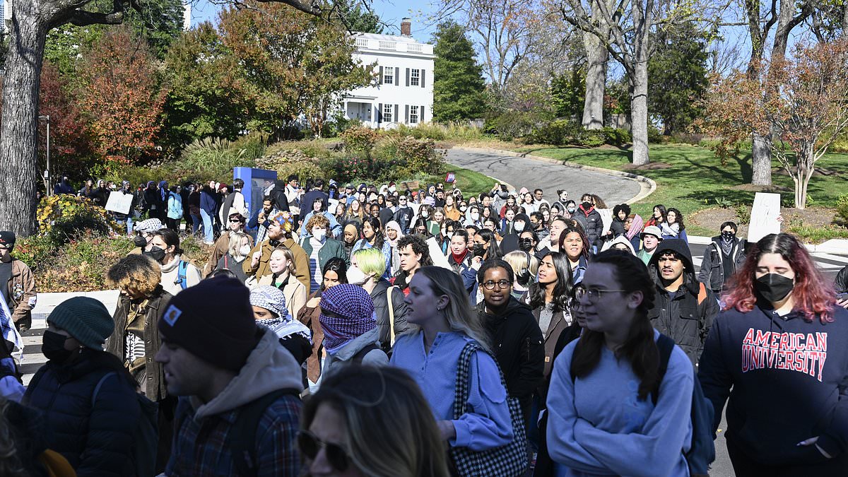 alert-–-jewish-american-university-students-file-federal-complaint-over-‘rampant-and-pervasive-antisemitism’-on-campus-after-they-were-investigated-for-sharing-videos-of-pro-palestine-vandals-destroying-hostage-posters