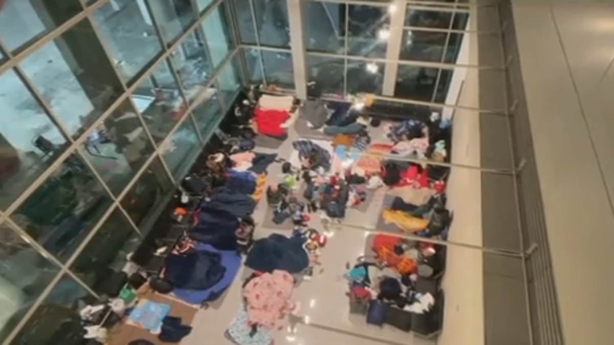 alert-–-first-chicago,-now-boston:-a-hundred-migrants-are-sleeping-on-the-floors-of-sanctuary-city’s-logan-airport-with-small-children-running-around-the-halls-and-families-relying-on-packets-of-wipes-to-wash