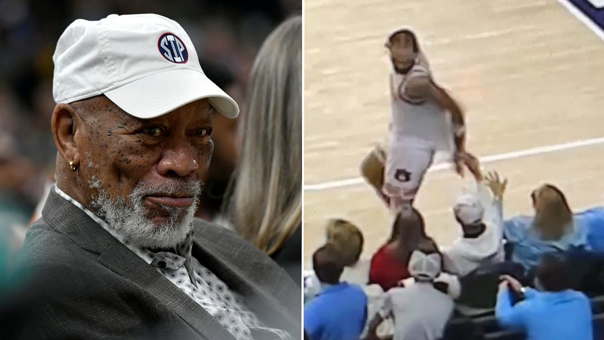 alert-–-morgan-freeman:-auburn-tigers-basketball-star-angrily-smacks-away-a-spectator’s-hand-on-the-sideline…-before-realizing-it’s-the-acting-legend!