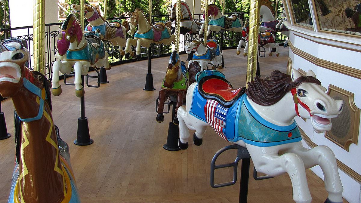 alert-–-no-more-horsing-around!-animal-rights-group-peta-is-ridiculed-for-calling-for-children’s-merry-go-rounds-to-stop-using-animal-themes-because-it-‘unintentionally-celebrates-the-exploitation’-of-animals