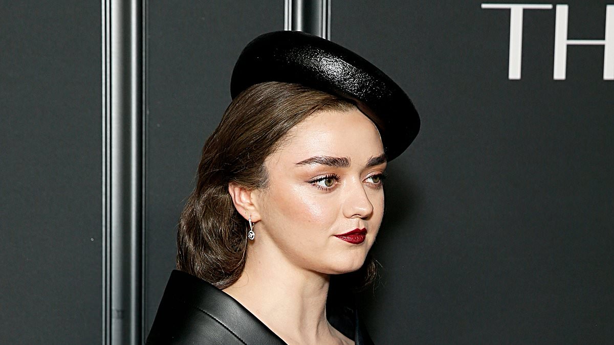 alert-–-maisie-williams-dons-bold-black-leather-ensemble-as-she-leads-stars-at-the-new-look-premiere-in-new-york…-after-revealing-she-underwent-punishing-regime-to-lose-26lbs-for-latest-role