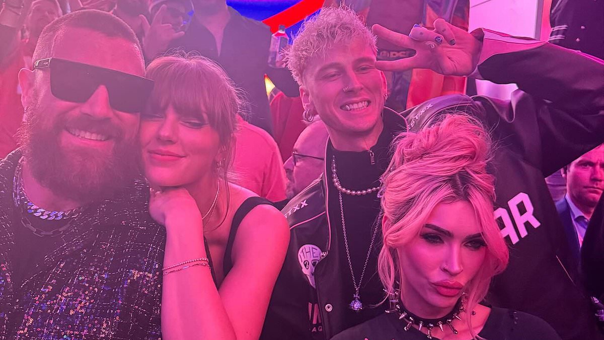 alert-–-taylor-swift-and-travis-kelce’s-epic-power-couple-hangout-with-megan-fox-and-machine-gun-kelly:-a-list-lovers-party-the-night-away-in-las-vegas-after-super-bowl-win