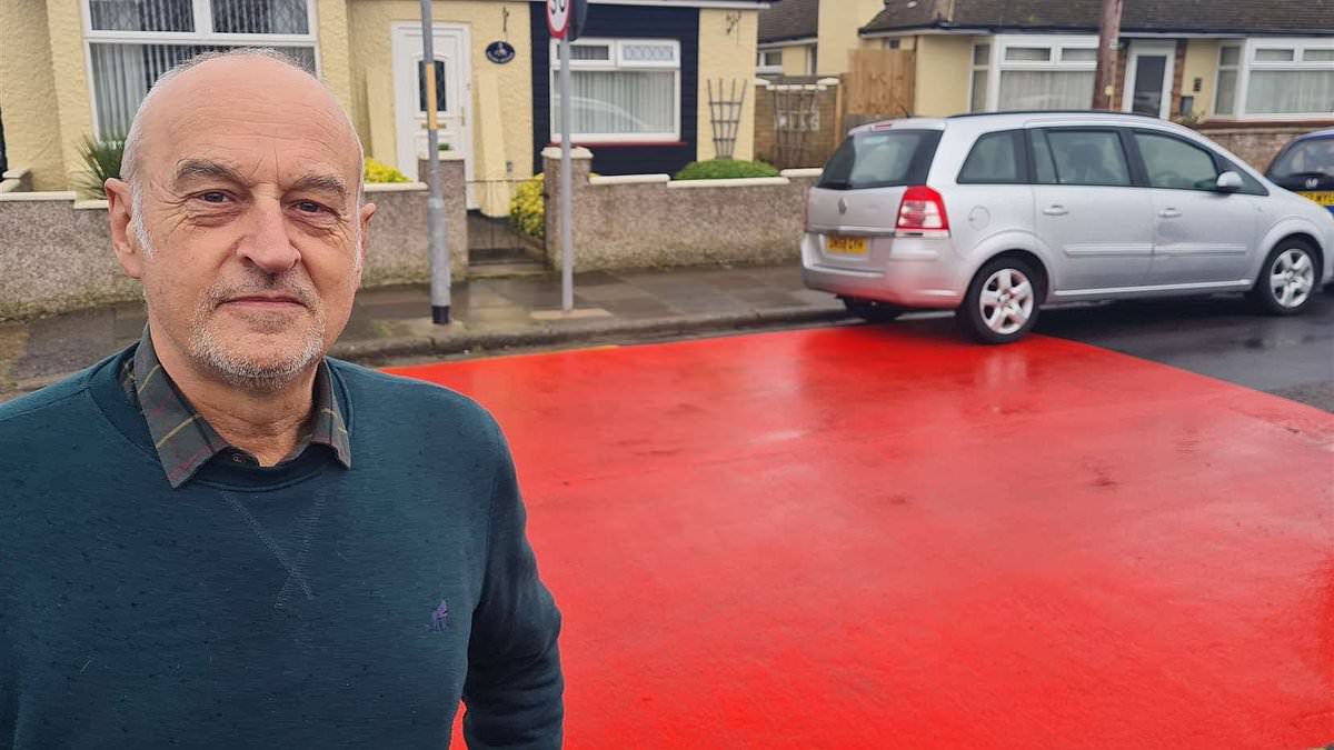 alert-–-seeing-red:-fury-as-council-paints-‘hideous’-red-road-markings-at-nine-junctions-in-one-town-to-warn-drivers-they’re-in-a-new-20mph-zone