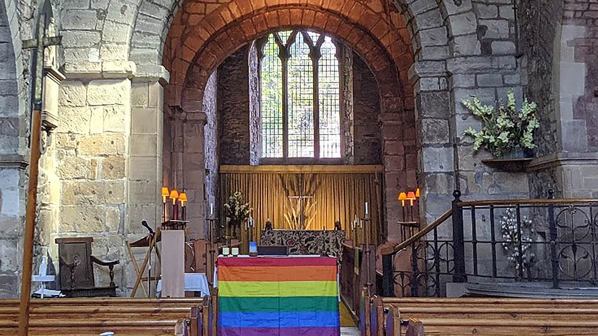 alert-–-church-is-banned-from-displaying-a-pride-flag-with-a-cross-on-its-altar-‘for-trans-people’-after-campaigners-complained-that-it-was-‘politicising’-a-place-of-worship