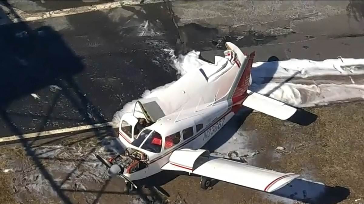 alert-–-small-single-engine-plane-lands-on-long-island’s-southern-state-parkway-with-pilots-sustaining-minor-injuries