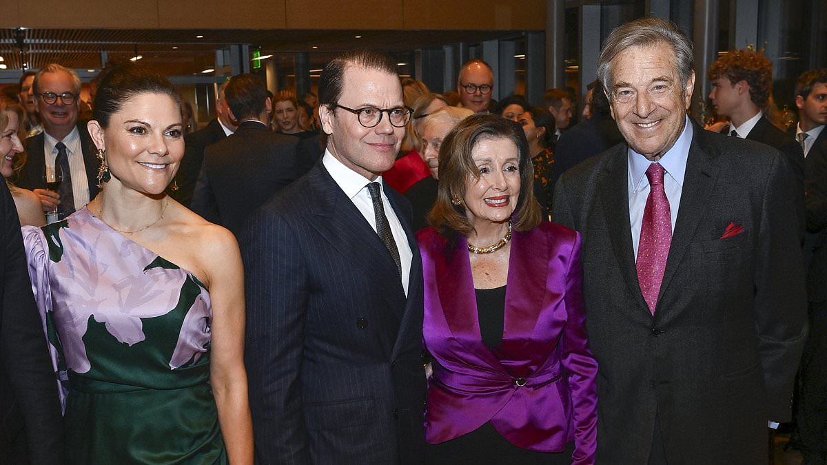 alert-–-nancy-pelosi-mingles-with-royals:-democrat-joins-husband-paul-to-meet-the-crown-princess-of-sweden-in-san-francisco-during-her-two-week-recess-from-congress