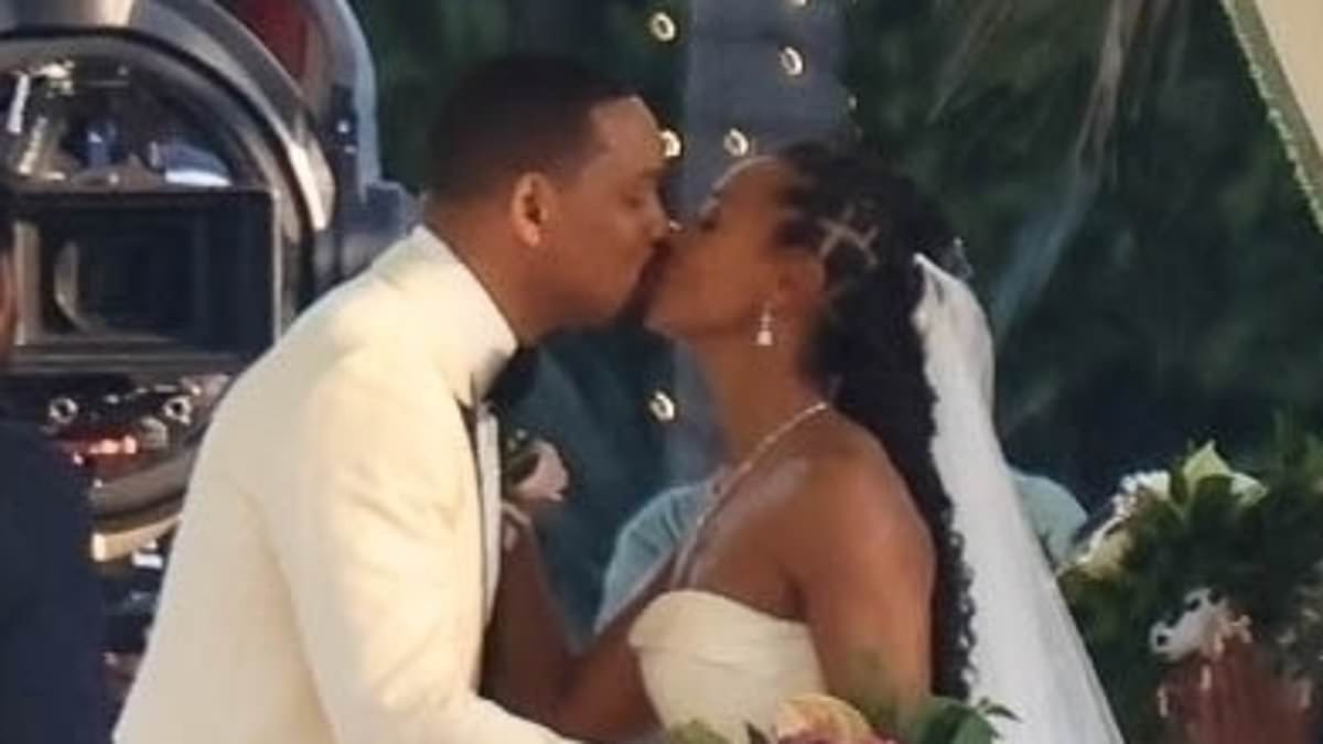 alert-–-will-smith,-55,-and-melanie-liburd,-36,-kiss-and-get-married-while-filming-final-scenes-on-the-miami-set-of-bad-boys-4