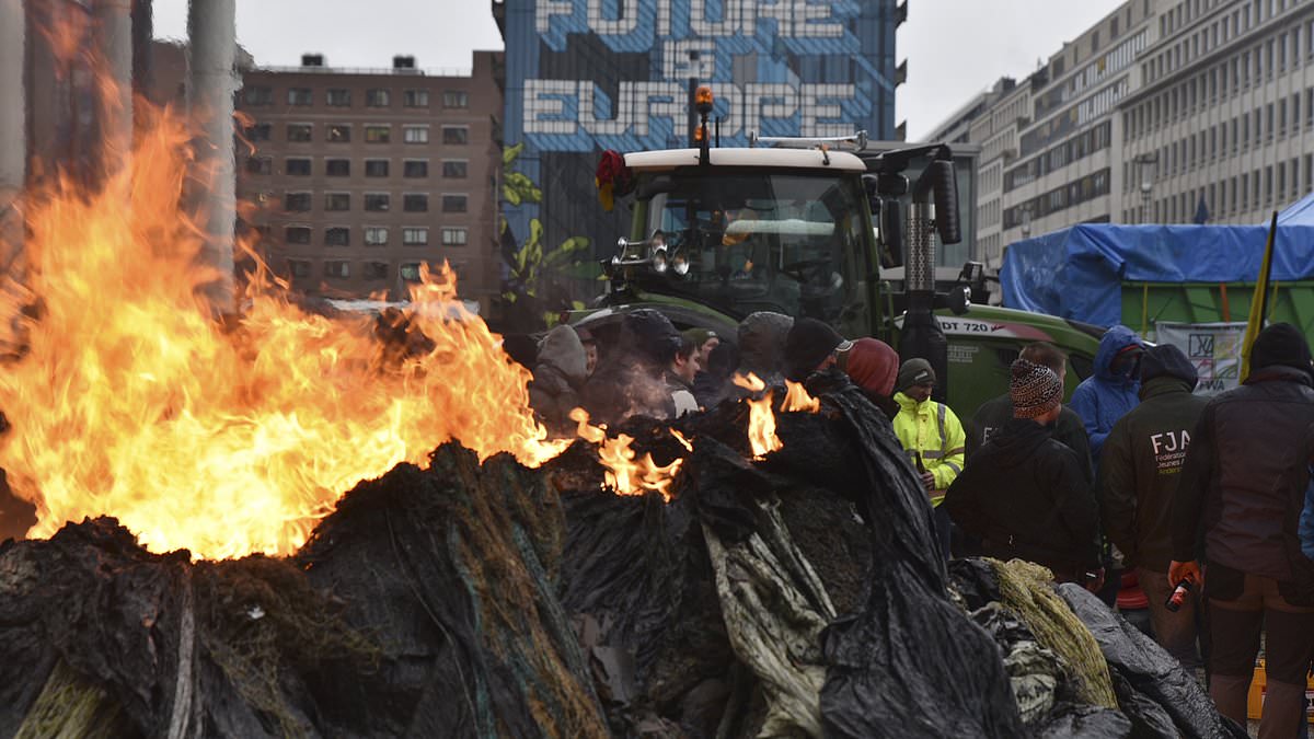 alert-–-we’re-coming-for-eu!-moment-striking-farmers-ram-their-tractors-through-blockade-sending-riot-police-fleeing-near-european-union’s-brussels-hq-before-riot-cops-unleash-water-cannons-amid-row-over-bloc’s-policies