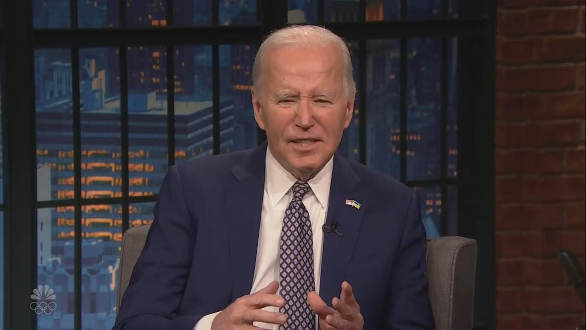 alert-–-‘trump’s-about-as-old-as-i-am’:-biden,-81,-hits-back-at-age-critics-during-softball-interview-on-late-night-with-seth-myers-–-and-accuses-donald-of-fueling-the-migrant-crisis-‘by-calling-up-congress-allies-to-defeat-border-bill’