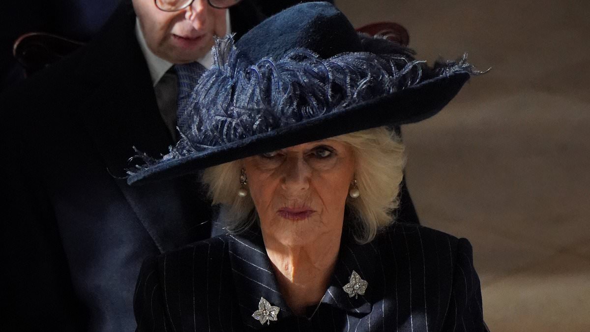 alert-–-camilla-goes-solo:-queen-steps-up-to-lead-royal-family’s-tributes-to-king-constantine-of-greece-at-windsor-memorial-service-in-charles’-absence