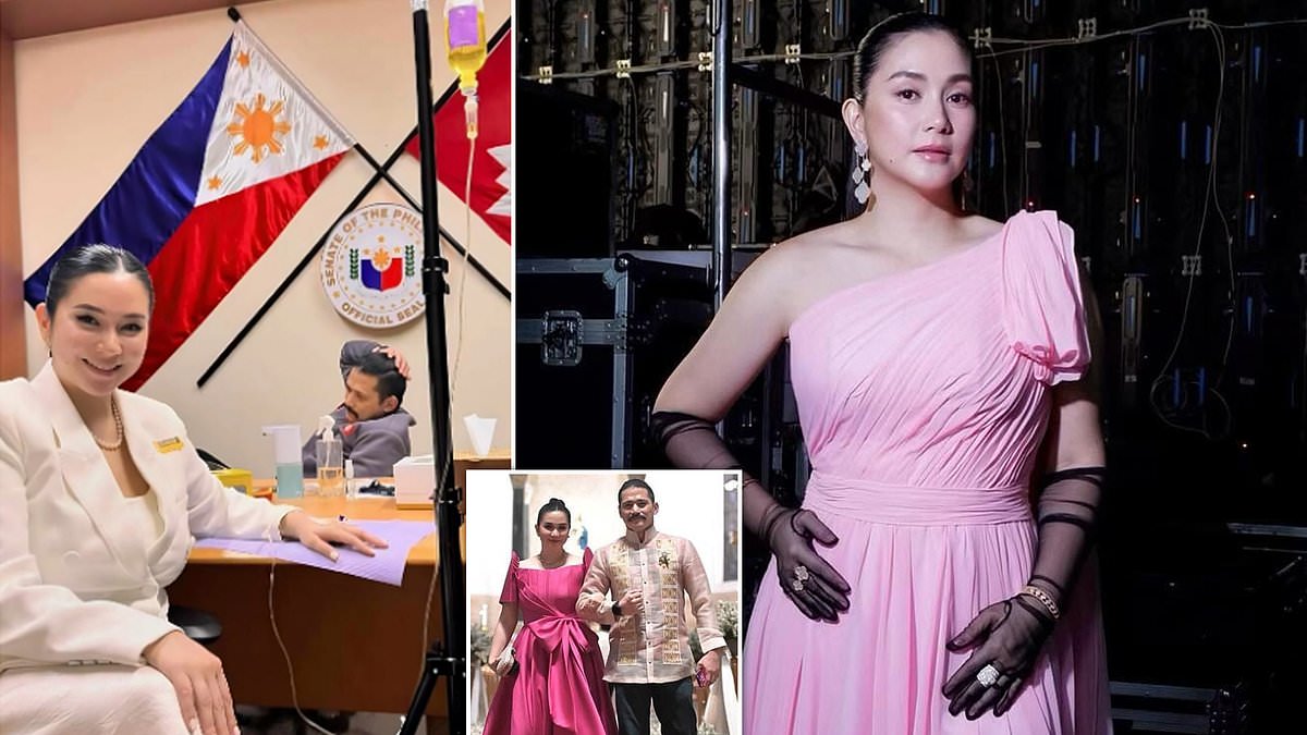 alert-–-filipino-politician’s-influencer-wife-sparks-huge-storm-after-posting-picture-of-herself-hooked-up-to-controversial-skin-whitening-drip-in-his-office-and-boasting-of-its-benefits