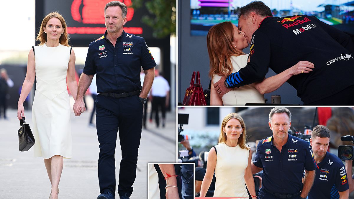 alert-–-geri-halliwell-was-red-eyed-and-wore-a-string-bracelet-‘to-ward-off-evil-and-misfortune’-in-her-defiant-display-of-unity-with-husband-christian-horner…so-was-her-kiss-in-full-view-of-the-cameras-at-the-f1-‘just-for-show’?-writes-katie-hind