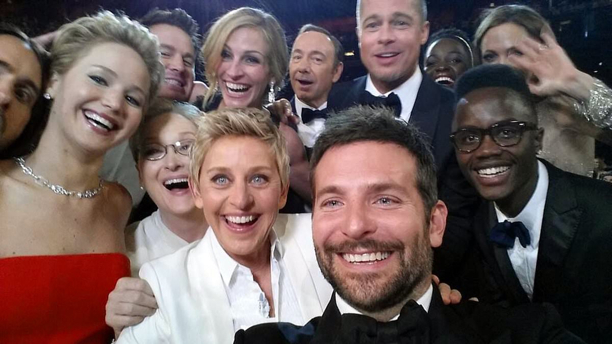 alert-–-ellen-degeneres’-a-list-oscars-selfie-with-jennifer-lawrence,-brad-pitt,-bradley-cooper-and-meryl-streep-turns-10-–-but-is-branded-‘the-most-overrated-pop-culture-moment-of-all-time’