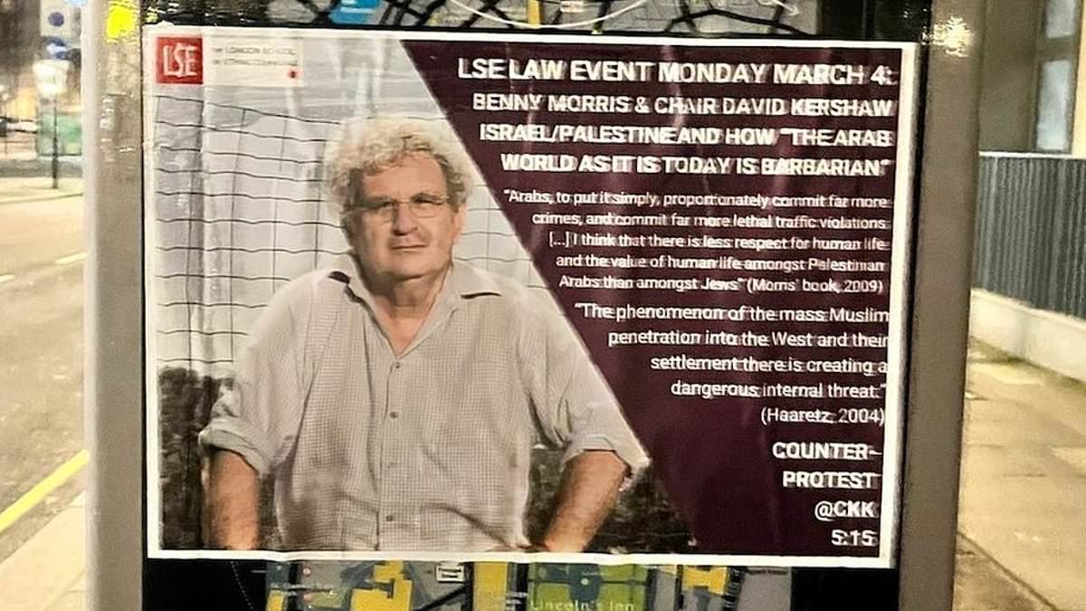 alert-–-controversial-israeli-historian-mobbed-by-pro-palestine-activists-at-lse-middle-east-lecture-was-targeted-by-leaflet-campaign-claiming-he-‘justified-genocide’