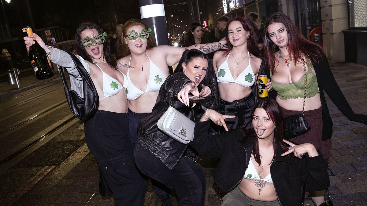 alert-–-boozy-revellers-prepare-to-carry-on-drinking-to-celebrate-st-patrick’s-day-after-huge-crowds-painted-the-town-green-last-night