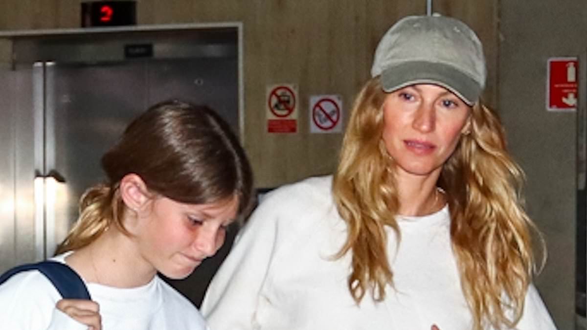 alert-–-gisele-bundchen-and-tom-brady’s-girl-is-growing-up-fast!-vivian,-11,-is-almost-as-tall-as-her-5’11”-supermodel-mom-as-the-look-alike-pair-jet-out-of-brazil