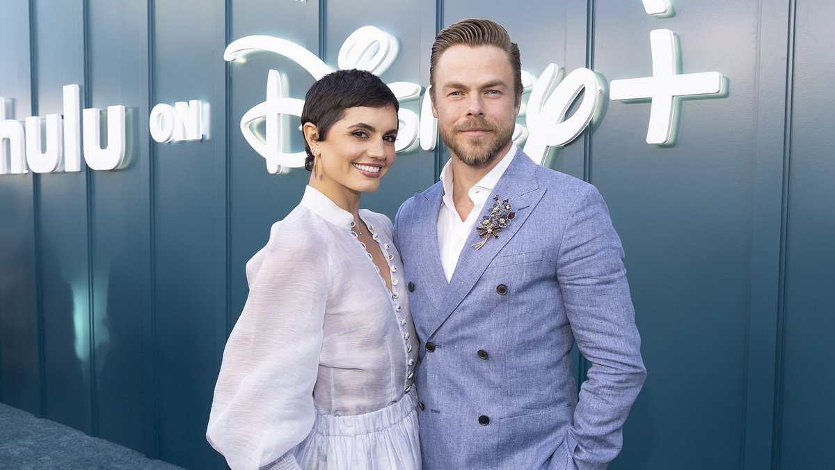 alert-–-derek-hough-and-his-wife-hayley-erbert-attend-star-studded-launch-party-for hulu-on-disney+-in-la…-hours-after-revealing-she’s-‘cleared’-to-dance-again-four-months-after-suffering-a-cranial-hematoma