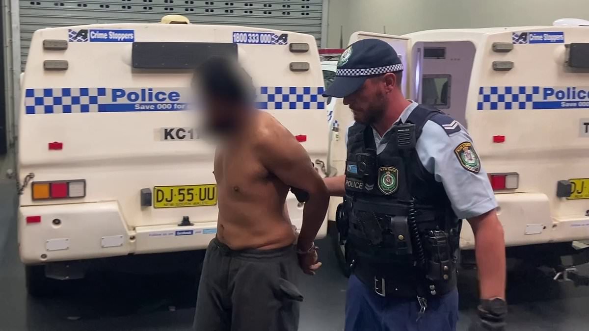 alert-–-kingscliff-home-invasion:-dramatic-moment-home-invader-accused-is-hauled-away-by-cops-after-‘accomplice’-was-allegedly-stabbed-to-death-and-the-victim’s-arm-almost-chopped-off-during-botched-break-in