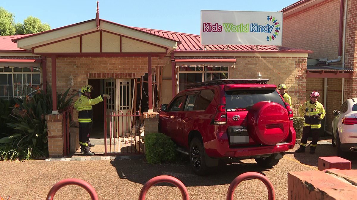 alert-–-miracle-escape-in-sydney’s-west-as-out-of-control-car-ploughs-through-the-front-door-of-a-busy-guildford-day-care-centre-packed-with-kids