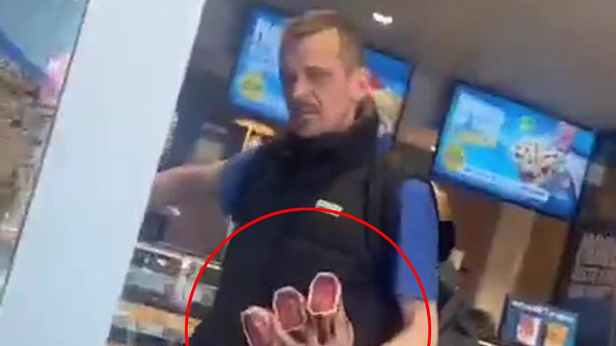 alert-–-find-the-greggs-sandwich-shoplifter:-brazen-thief-pillages-fridges-before-walking-out-of-store-clutching-three-sarnies-and-two-bottles-of-orange-juice-in-front-of-stunned-staff-and-customers-–-as-police-launch-hunt