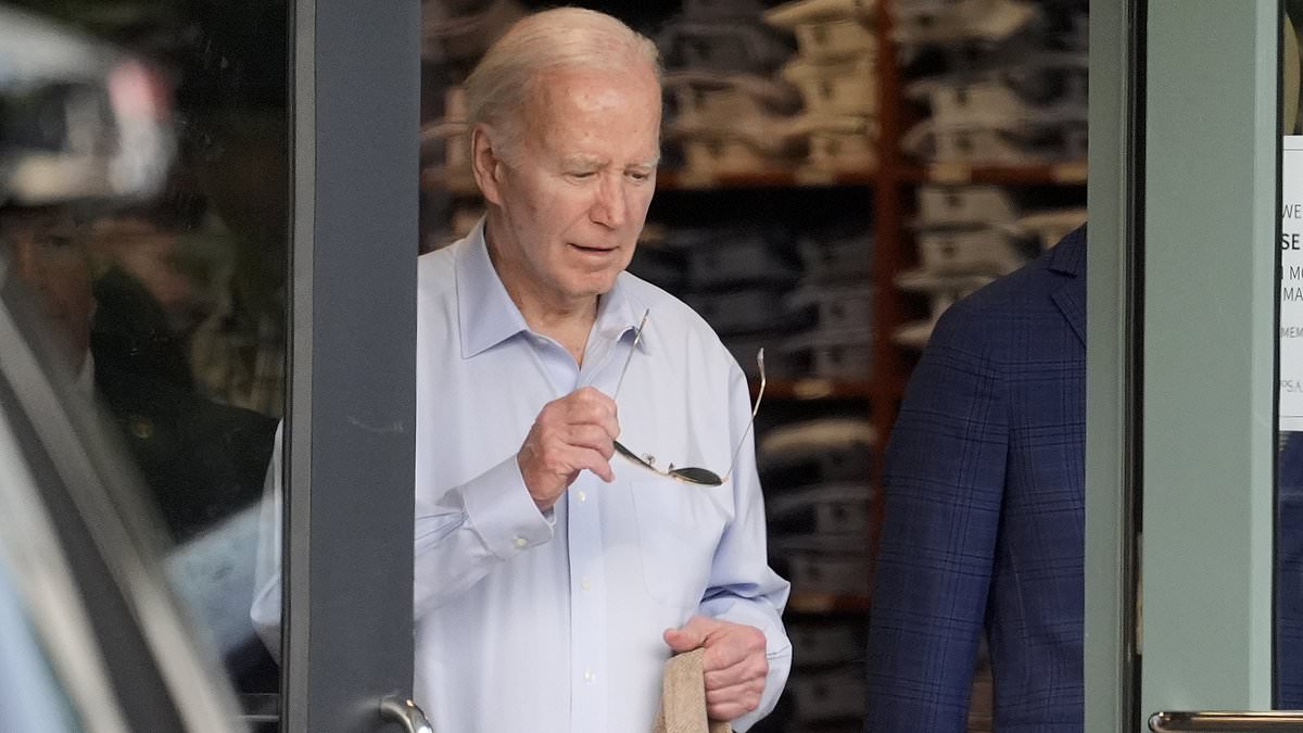 alert-–-biden,-81,-is-seen-shuffling-out-of-delaware-clothes-shop-during-memorial-day-weekend-trip-home