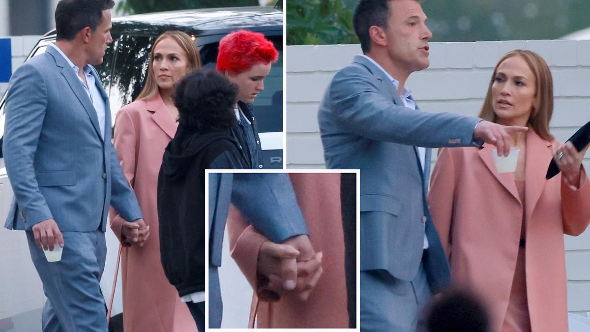 alert-–-ben-affleck-and-jennifer-lopez-hold-hands:-embattled-couple-put-on-a-very-rare-sign-of-pda-as-they-depart-violet’s-graduation-–-following-frosty-reunion-amid-divorce-rumors