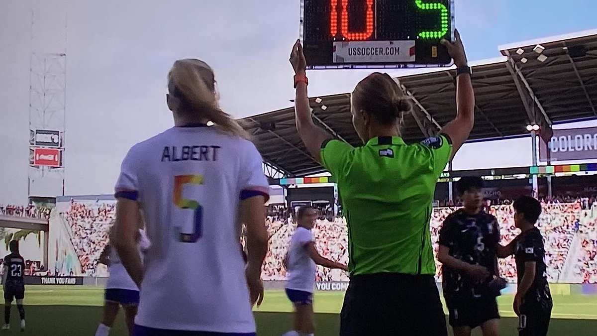 alert-–-controversial-uswnt-star-korbin-albert-is-booed-after-coming-on-in-rainbow-themed-jersey-vs.-south-korea-on-first-day-of-pride-month