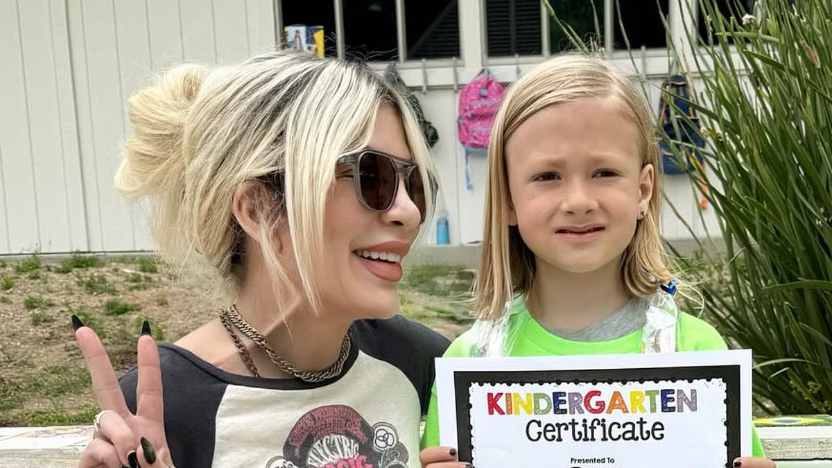 alert-–-tori-spelling-celebrates-her-youngest-child-graduating-from-kindergarten-as-she-gushes-over-seven-year-old-son-beau:-‘so-proud-of-this-kid’