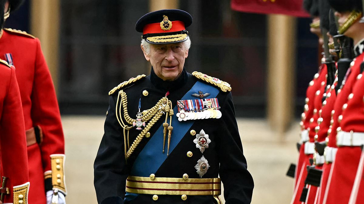 alert-–-king-charles-presents-new-colours-to-kate’s-irish-guards-regiment-as-they-prepare-for-the-trooping-the-colour-parade