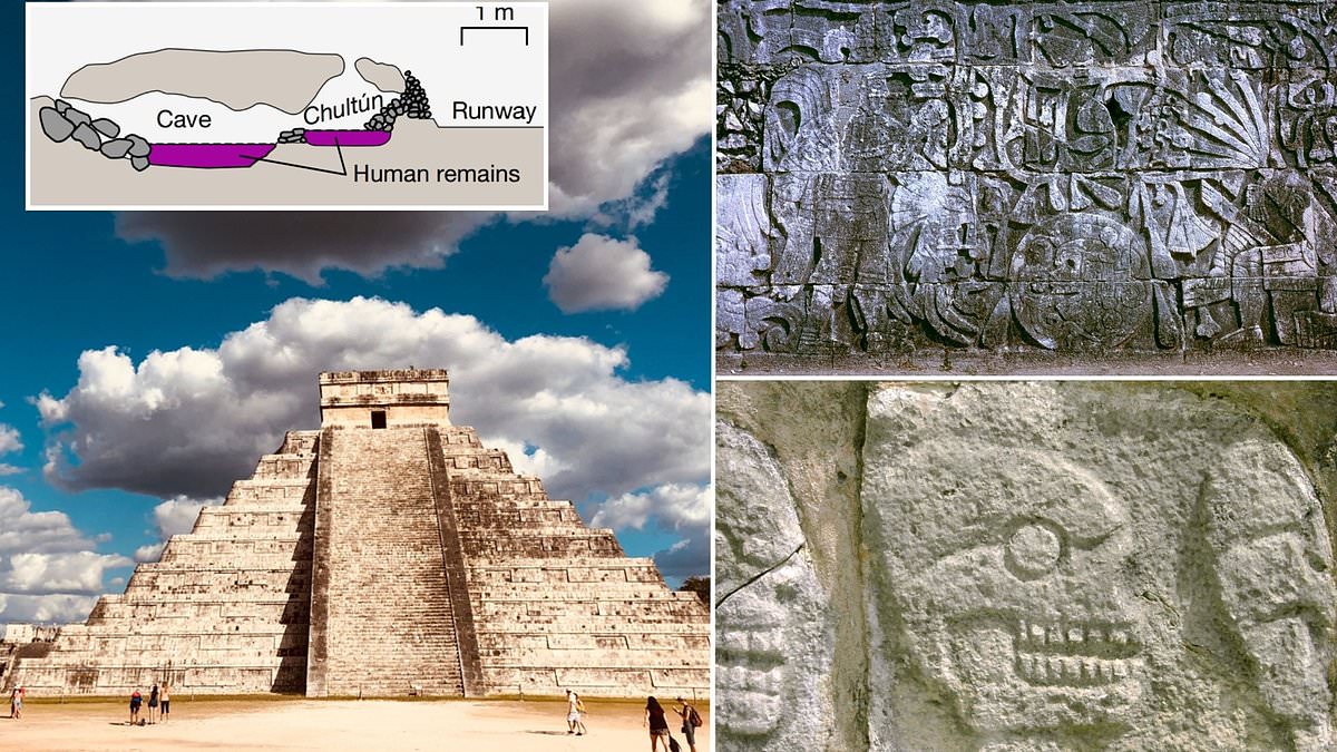 alert-–-the-gruesome-ritual-sacrifices-at-chichen-itza:-ancient-mayans-killed-child-twins-in-a-bid-to-satisfy-the-gods-of-the-underworld,-grisly-study-reveals