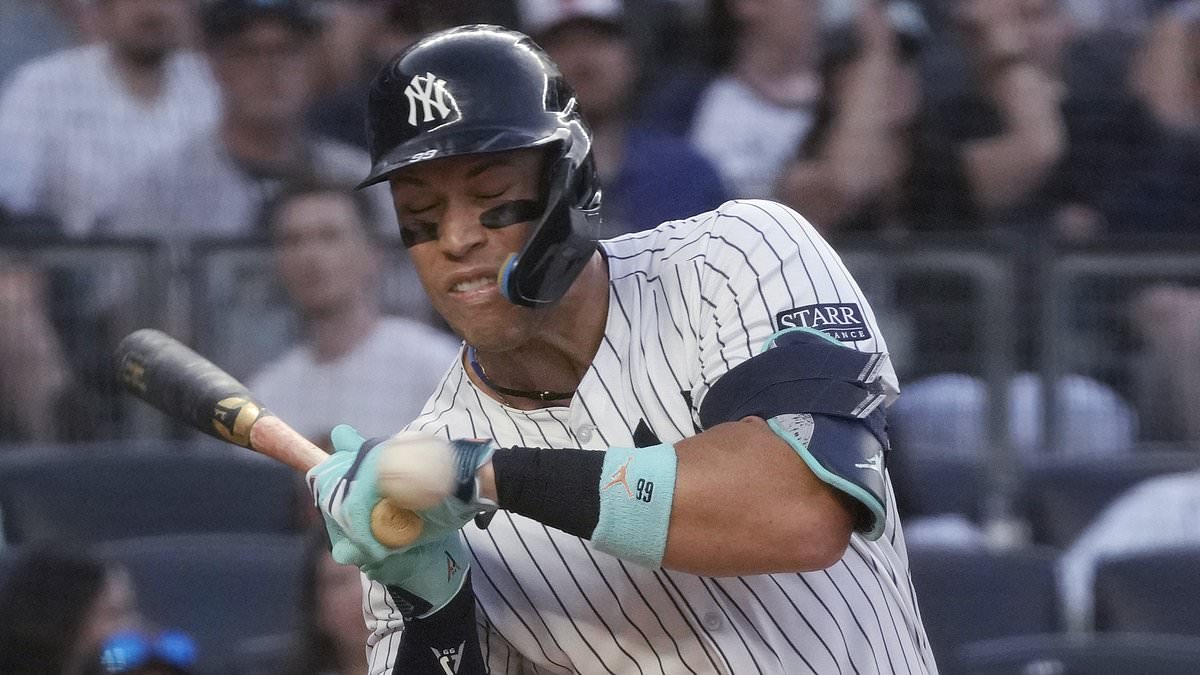 alert-–-aaron-judge-says-x-ray-is-negative-but-he-is-‘p***ed’-at-pitcher-who-hit-him-on-the-left-hand-by-94mph-fastball,-forcing-him-out-of-yankees-vs-orioles