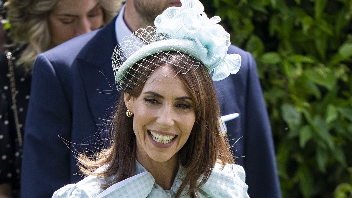 alert-–-alex-jones,-47,-looks-radiant-in-mint-green-midi-dress-as-she-joins-glamorous-charlotte-hawkins,-49,-at-day-five-of-royal-ascot