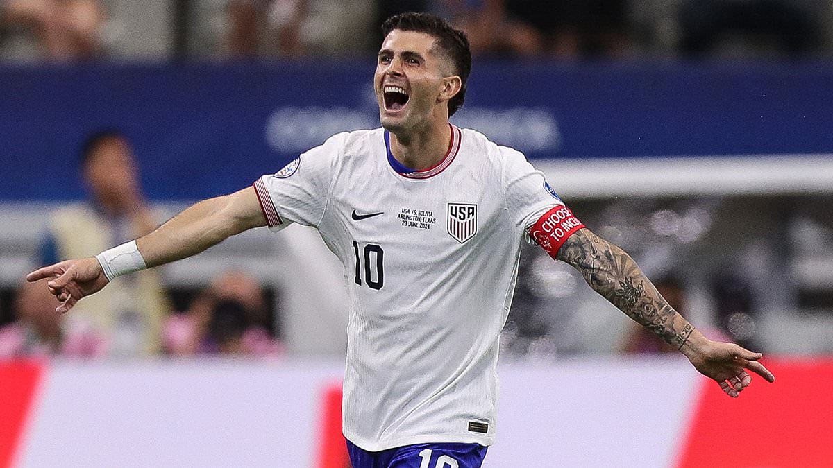 alert-–-christian-pulisic-dazzles-as-usa-cruise-to-dominant-2-0-win-over-bolivia-in-copa-america-opener…-with-folarin-balogun-also-on-scoresheet-for-hosts